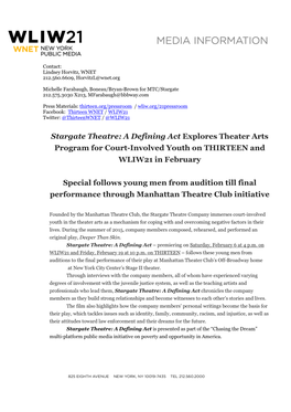 Stargate Theater a Defining Act Press Release V5 FINAL