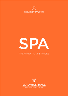 Spa Brochure