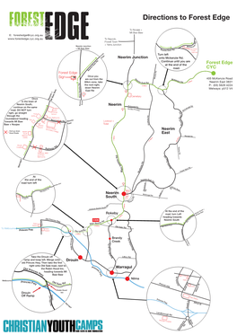 FE002 Directions to Forest Edge 2015