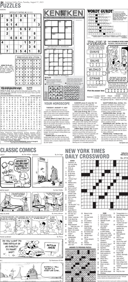 Classic Comics Puzzles