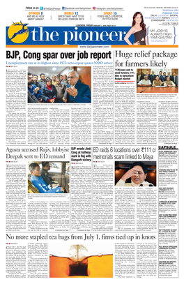 BJP, Cong Spar Over Job Report