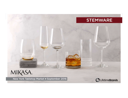 Mikasa Stemware Look Book 9-22-16.Pdf