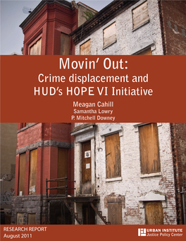 Crime and HUD's HOPE VI Initiative