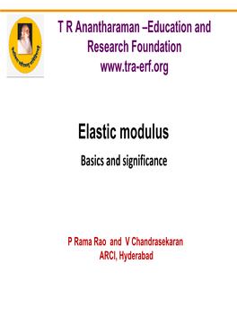 Elastic Modulus Basics and Significance