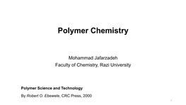 Polymer Chemistry