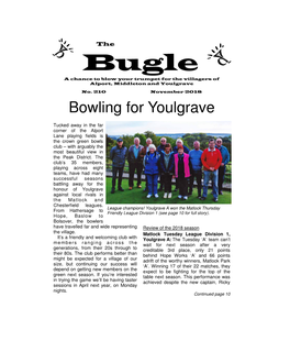 Bowling for Youlgrave