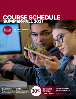 Summer/Fall 2021 Course Schedule