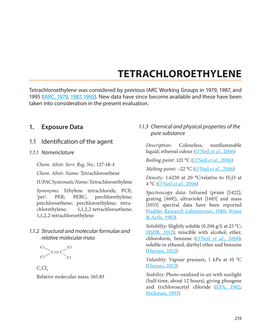 Tetrachloroethylene