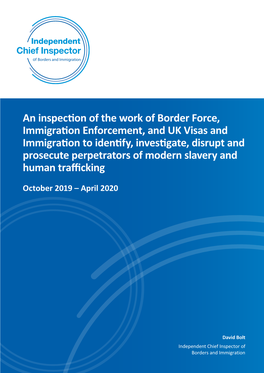 An Inspection of the Work of Border Force, Immigration Enforcement