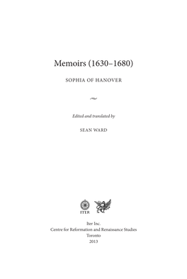 Memoirs (1630–1680)