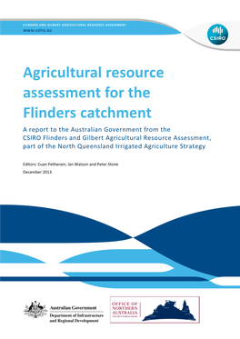 Agricultural Resource Assessment for the Flinders Catchment