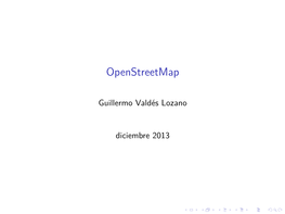 Openstreetmap