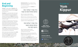 Yom Kippur Should Be Substantial and a Joyful Experience