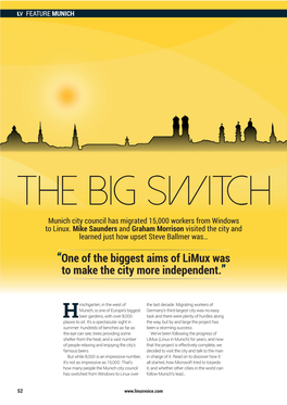 One of the Biggest Aims of Limux Was to Make the City More Independent.”