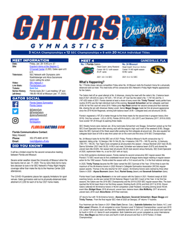 Meet Information Gator Social Did You Know? Meet 4