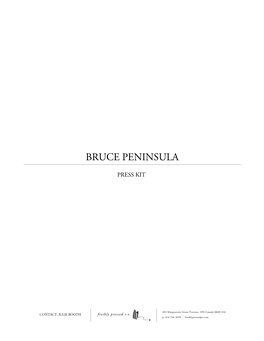 Bruce Peninsula