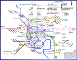 The System Map of Bangkok Rail Transit Network