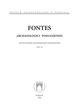 Fontes Archaeologici Posnanienses