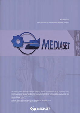 Mediaset Group Report on Corporate Governance and Ownership