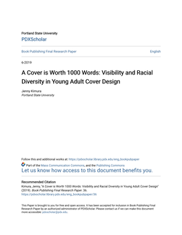 Visibility and Racial Diversity in Young Adult Cover Design