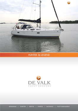 De Valk Yachtbrokers Hunter 36 Legend (352212)