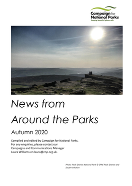 Autumn 2020 News from Around the Parks