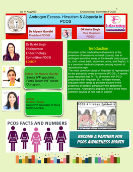 Vol 9 Androgen Excess- Hirsutism & Alopecia in PCOS