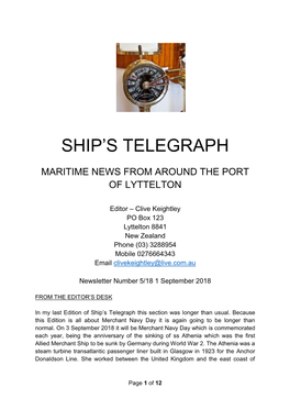 Ship's Telegraph