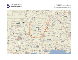 Arkansas Through 2015 LIHTC Properties in Arkansas Through 2015