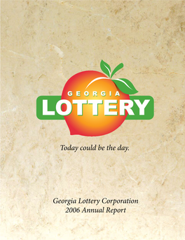 Georgia Lottery 2006 Annual Report