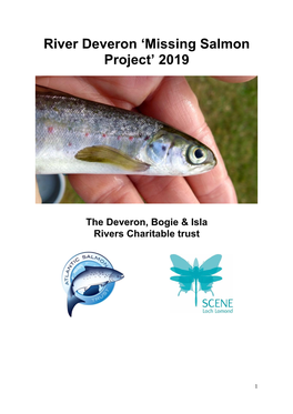 River Deveron ‘Missing Salmon Project’ 2019