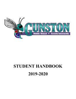 Student Handbook 2019-2020