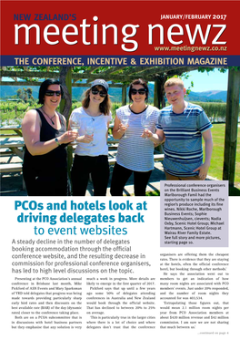 Pcos and Hotels Look at Driving Delegates Back to Event Websites