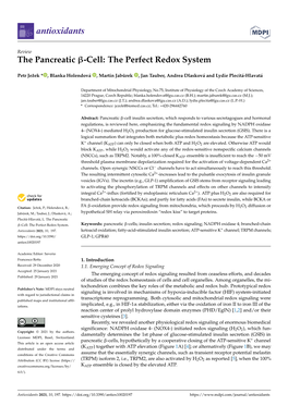 The Perfect Redox System