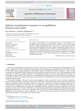 Optimal Unemployment Insurance in an Equilibrium Business-Cycle Model