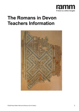 Roman Devon Teacher Information