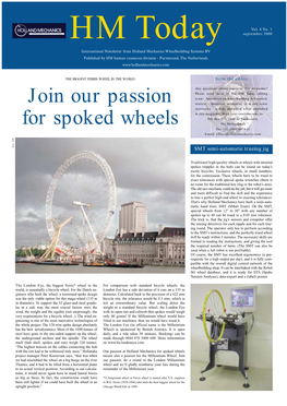 Join Our Passion for Spoked Wheels