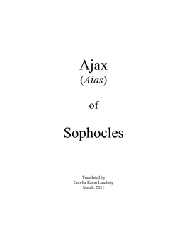 Ajax Sophocles