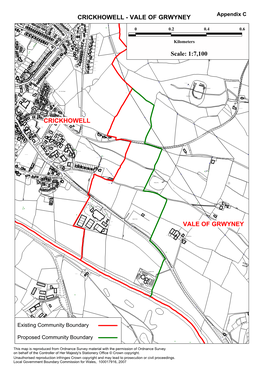 CRICKHOWELL - VALE of GRWYNEY Appendix C