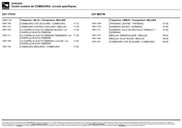 Centre Scolaire De COMBOURG: Circuits Spécifiques. C01 17H10