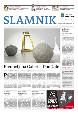 Glasilo Slamnik November 2019