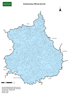 Communes D'eure-Et-Loir ¯
