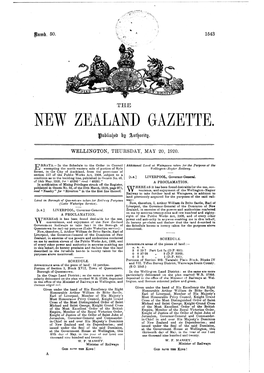 New Zealand Gazette