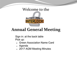 Annual General Meeting