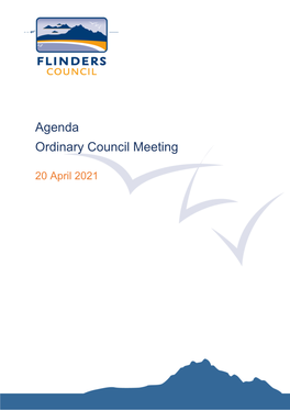 Agenda Ordinary Council Meeting