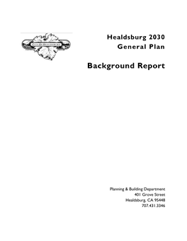 General Plan Update Background Report