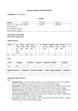 Episodio Di Santhià, 29.04-01.05.1945 Compilatore