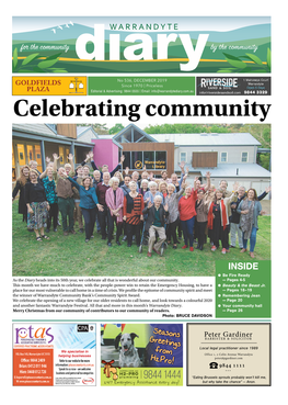 INSIDE Be Fire Ready As the Diary Heads Into Its 50Th Year, We Celebrate All That Is Wonderful About Our Community