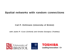 Spatial Networks with Random Connections