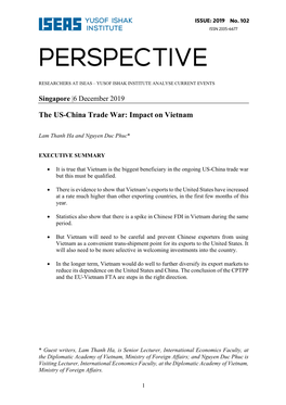 The US-China Trade War: Impact on Vietnam